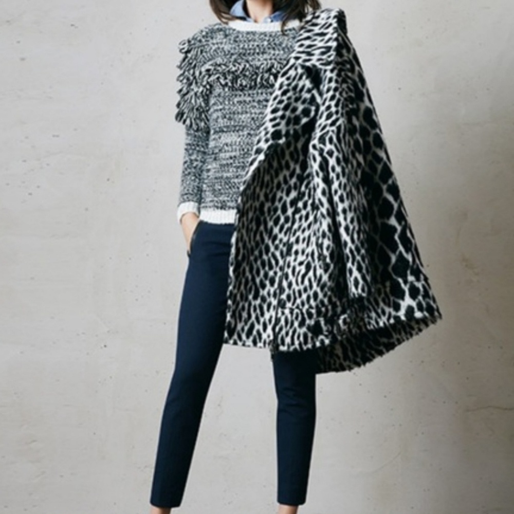 Banana Republic leopard print coat